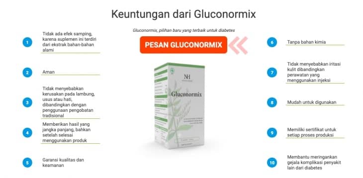 Gluconormix kapsul apa itu